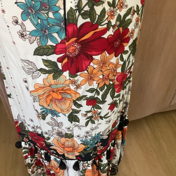 Anthropologie Farm Rio Natasha Maxi skirt western fairy boho summer hippie XS - Picture 10 of 15